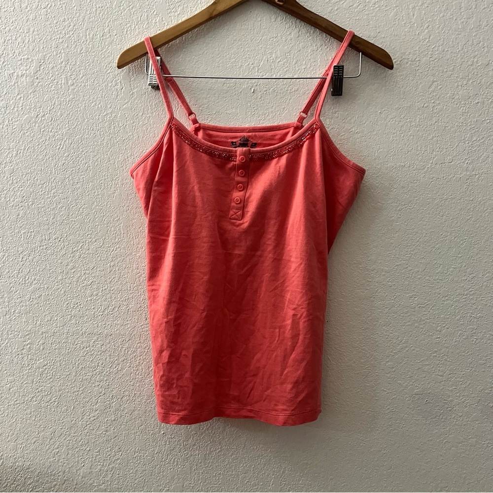 Route 66 Pink Sleeveless Fitted Camisole